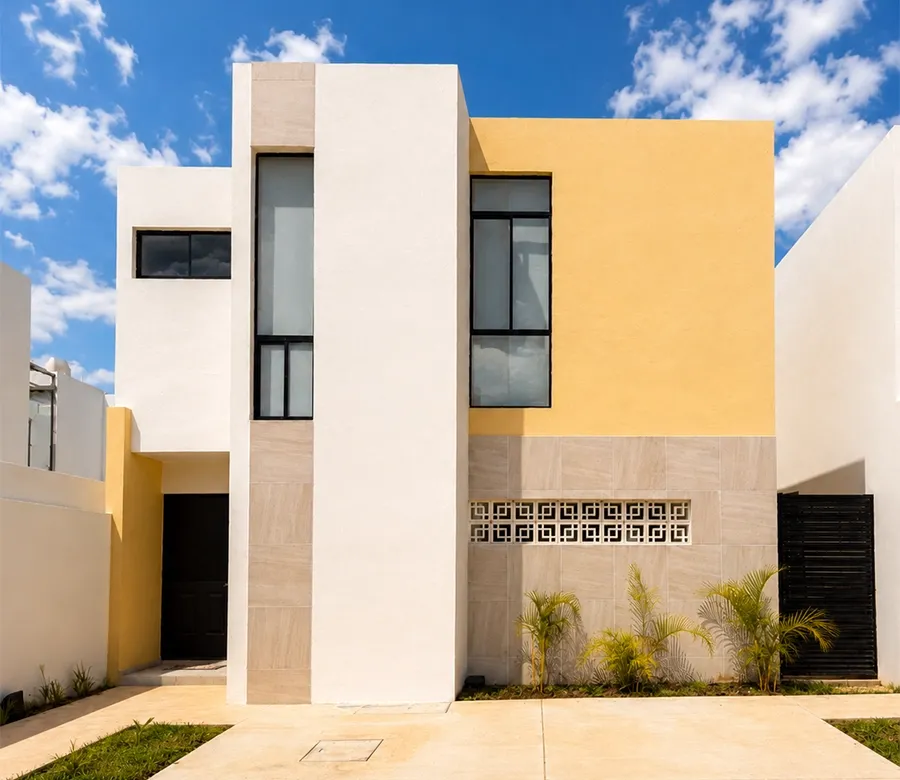 Render del desarrollo Paraíso Caucel en Ciudad Caucel, Mérida